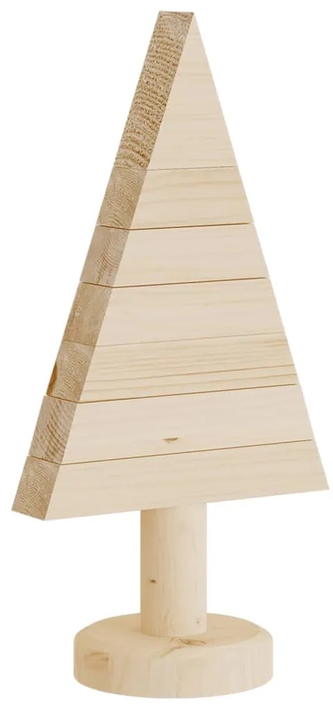 vidaXL Χριστουγεννιάτικα Δέντρα Ξύλινα 2 Τεμ. 30 εκ. Μασίφ Ξύλο Πεύκου