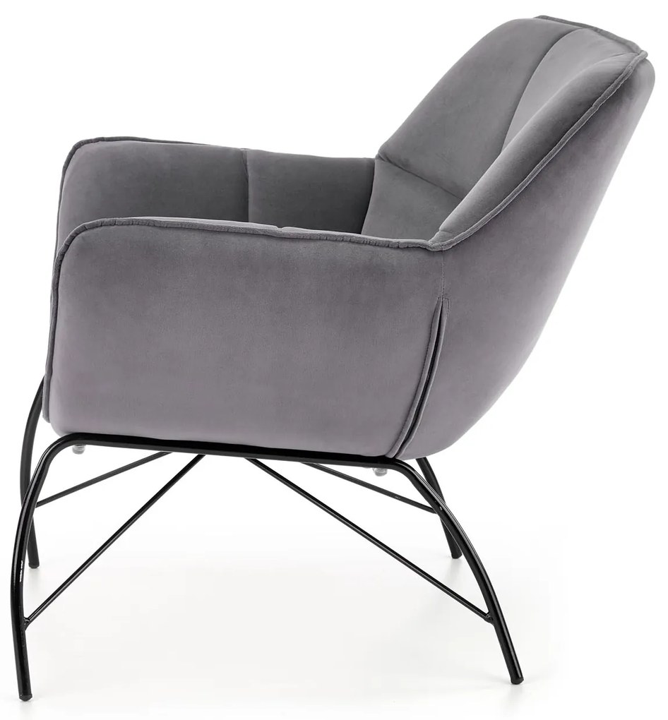 BELTON leisure chair color: grey