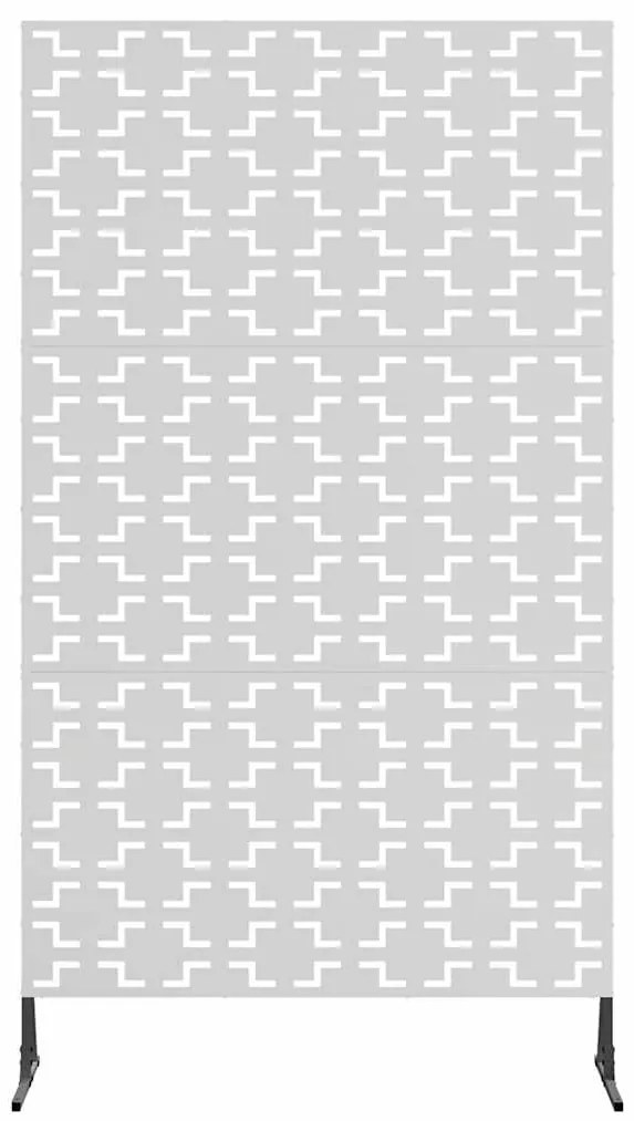 vidaXL Οθόνη Ιδιωτικότητας Γκρι 100 x 50 x 180 εκ. Ατσάλι