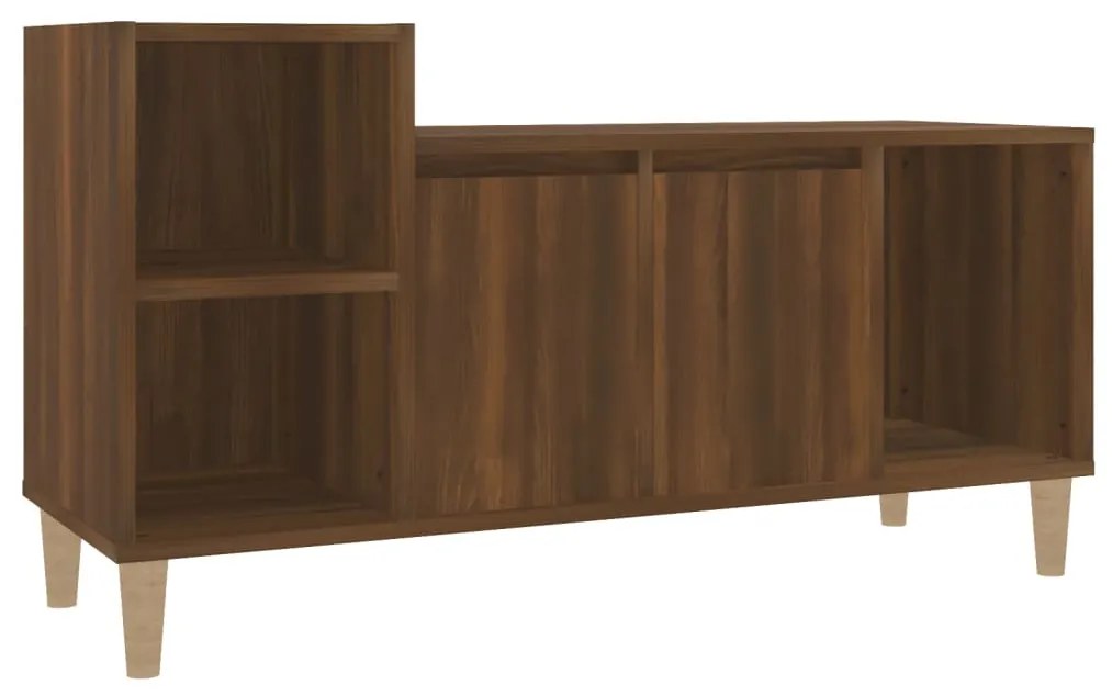 vidaXL Έπιπλο Τηλεόρασης Καφέ Δρυς 100x35x55 εκ. Επεξεργασμένο Ξύλο