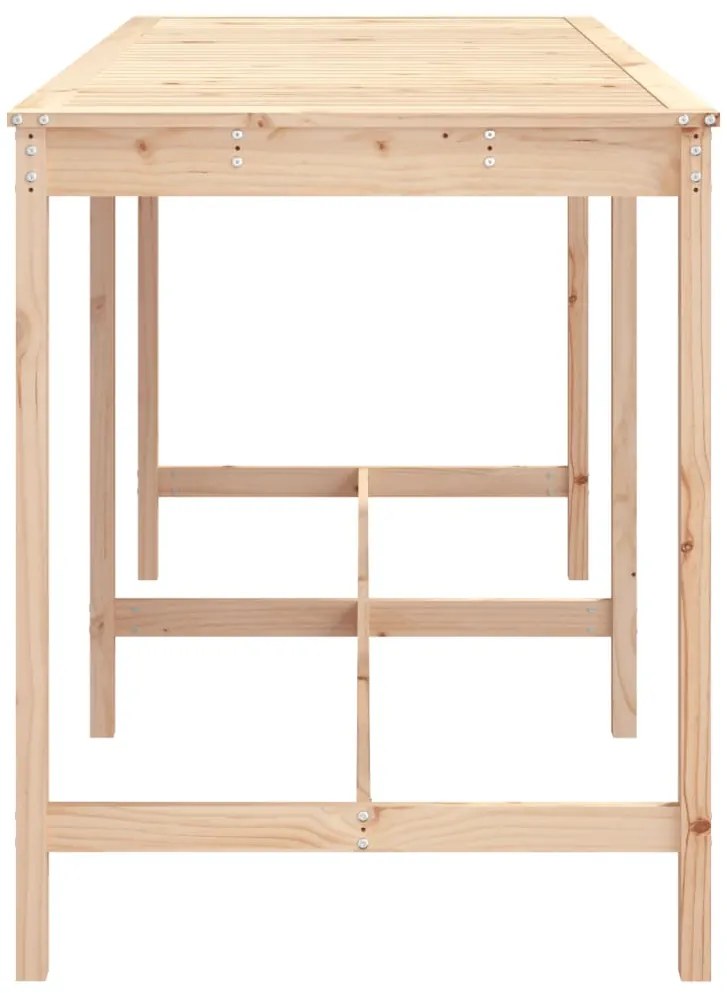 vidaXL Τραπέζι Κήπου 203,5 x 90 x 110 εκ. από Μασίφ Ξύλο Πεύκου