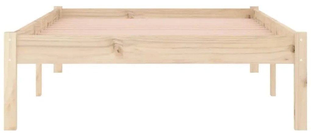 vidaXL Σκελετός Κρεβατιού Χωρίς Στρώμα Twin 100x190εκ. Μασίφ Πεύκο