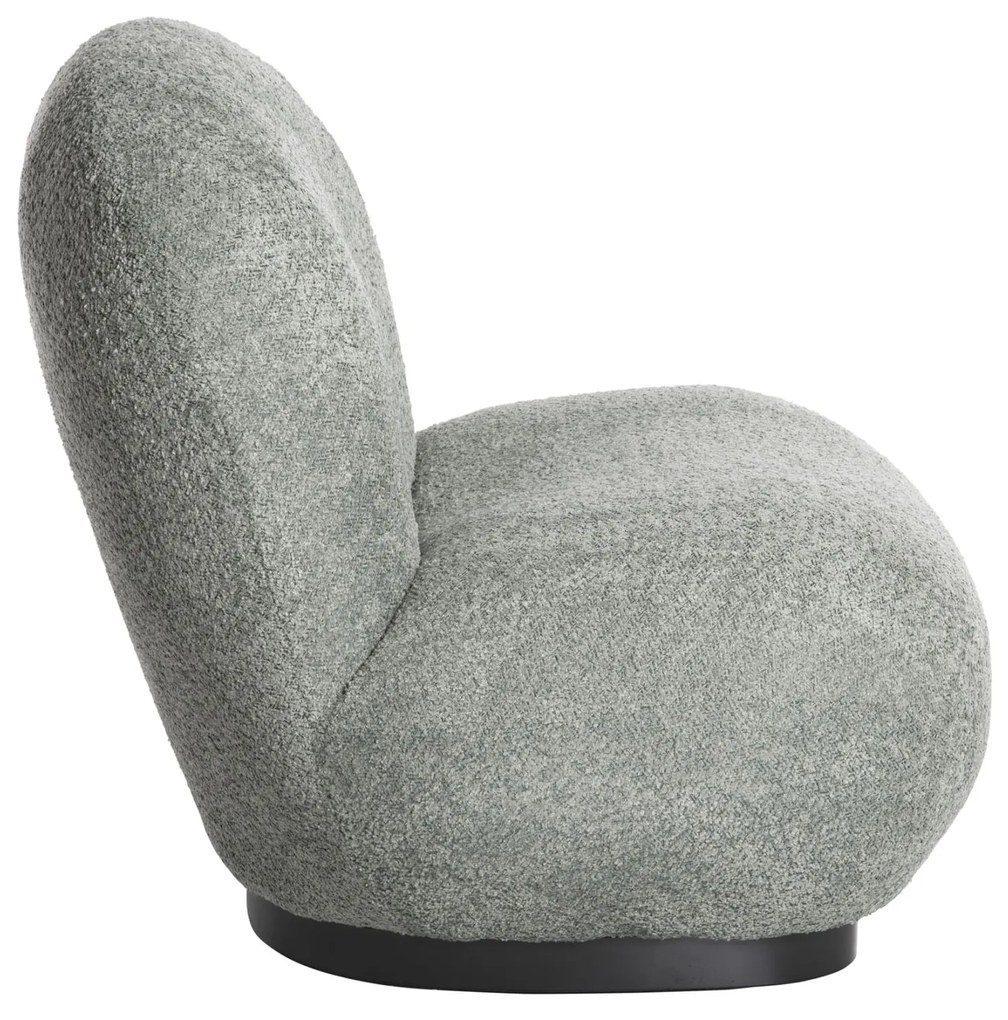 Πολυθρόνα BEANY C9591.05 Φυστικί Μπουκλέ Ύφασμα 85x82x77Υ εκ. 85x82x77 εκ.