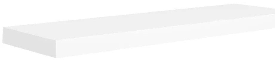 vidaXL Ράφι Τοίχου Άσπρο 80x23,5x3,8 εκ. από MDF