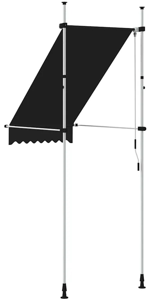 vidaXL Τέντα Συρόμενη Χειροκίνητη Ανθρακί 100 εκ.