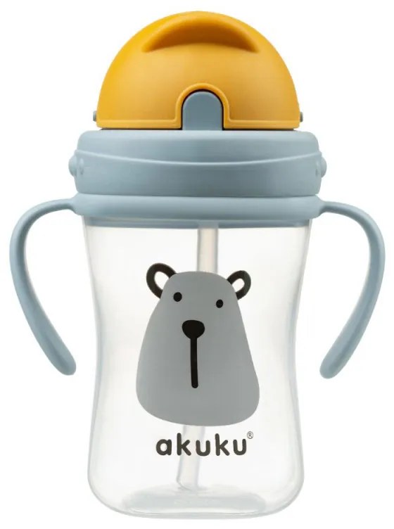Παγούρι Με Καλαμάκι 300ml Akuku Bear