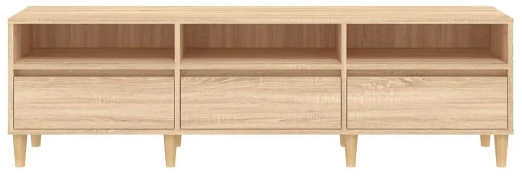 vidaXL Έπιπλο Τηλεόρασης Sonoma Δρυς 150x30x44,5 εκ. Επεξ. Ξύλο