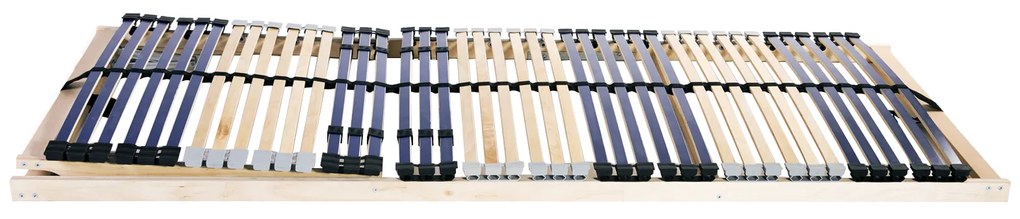 vidaXL Βάση κρεβατιού με λάμες Καφέ 70 x 190 cm Ξύλο και Μέταλλο