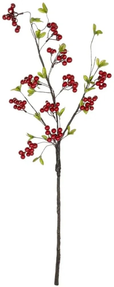 Τεχνητό Λουλούδι Holly Berries Fruit 21430 90cm Red GloboStar Πολυαιθυλένιο