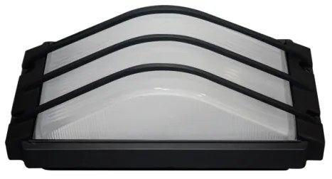Απλίκα Φωτιστικό Τοίχου Καμπυλωτό Max60W E27 IP54 Γκρι HI5261BMS ACA-HI5261BMS-Μαύρο HI5261BMS