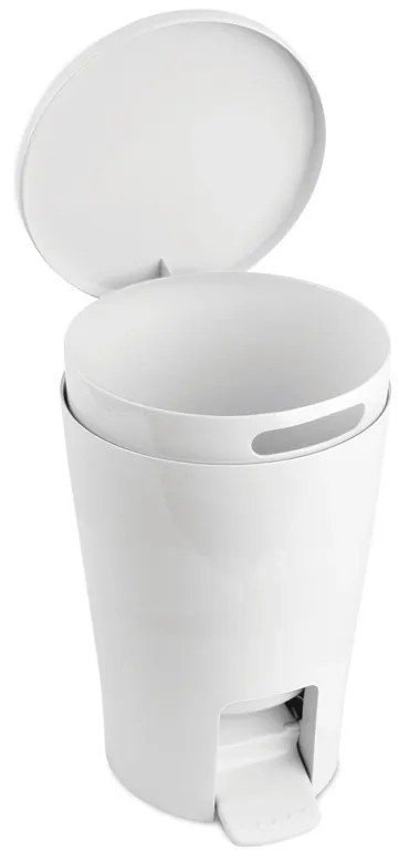 Κάδος Απορριμμάτων Μπάνιου (Φ19x27) Tatay 5lt 06706.001 Diabolo White