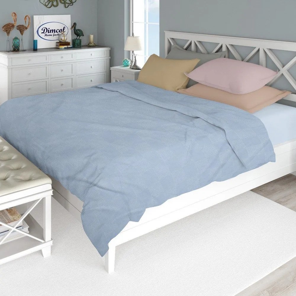 Κουβέρτα Πικέ 33122670003 Ciel DimCol King Size 240x250cm 100% Cotton