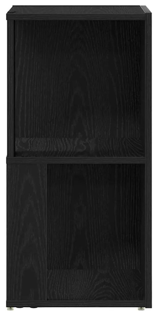 vidaXL Γωνιακό Ντουλάπι Μαύρη Δρυς 33x33x67 εκ Επεξεργασμένο Ξύλο