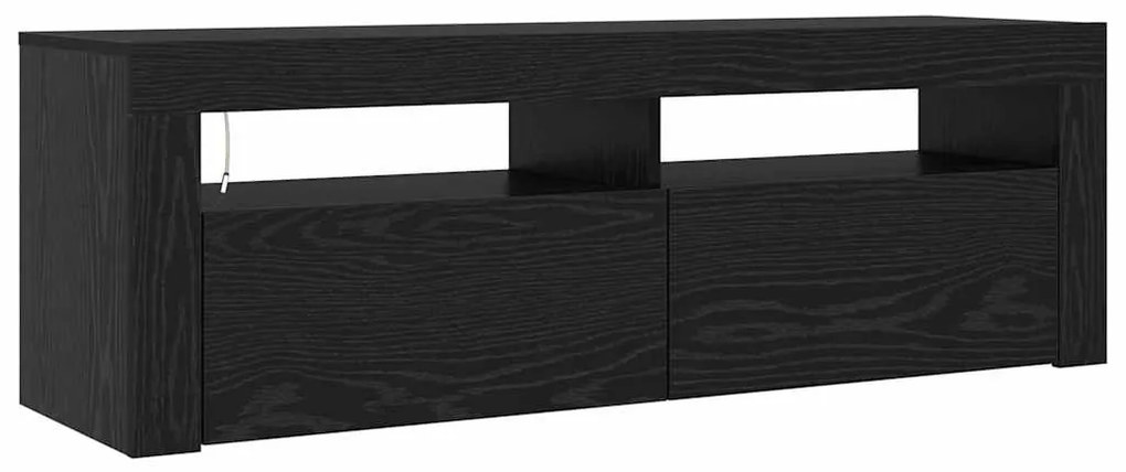 vidaXL Ντουλάπι TV Μαύρη Οξυά 120 x 35 x 40 εκ. Επεξεργασμένο ξύλο