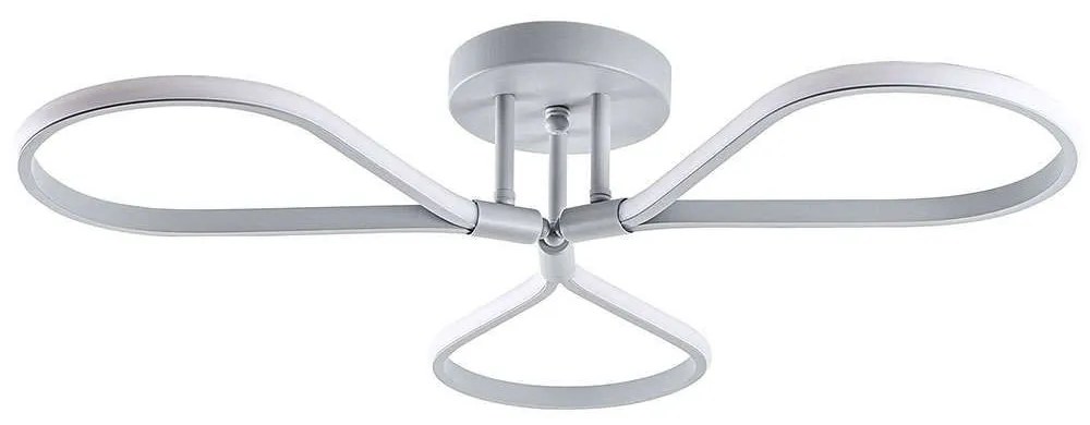 Φωτιστικό Οροφής - Πλαφονιέρα Damla 119FRS1523 68x68x14cm Led 11W 3000K Grey Opviq