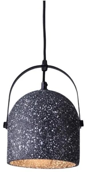 Φωτιστικό Οροφής KS411P16B 1ΧΕ27 D16XH130 Black Aca Decor Cement