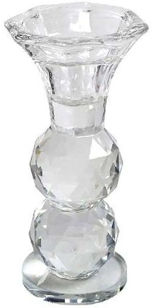 Κηροπήγιο XAS120 5x5x8,5cm Clear Espiel Κρύσταλλο