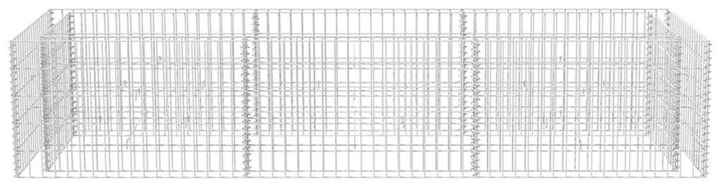 vidaXL Συρματοκιβώτιο - Γλάστρα Υπερυψωμένη 270 x 90 x 50 εκ. Ατσάλινη