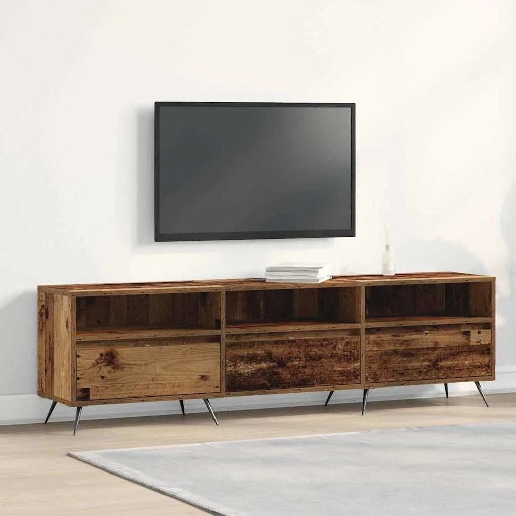 vidaXL Ντουλάπι TV Παλαιό ξύλο 150 x 30 x 44.5 εκ. Επεξεργασμένο ξύλο