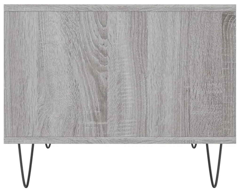 vidaXL Τραπεζάκι Σαλονιού Γκρι Sonoma 60x50x40 εκ. από Επεξεργ. Ξύλο