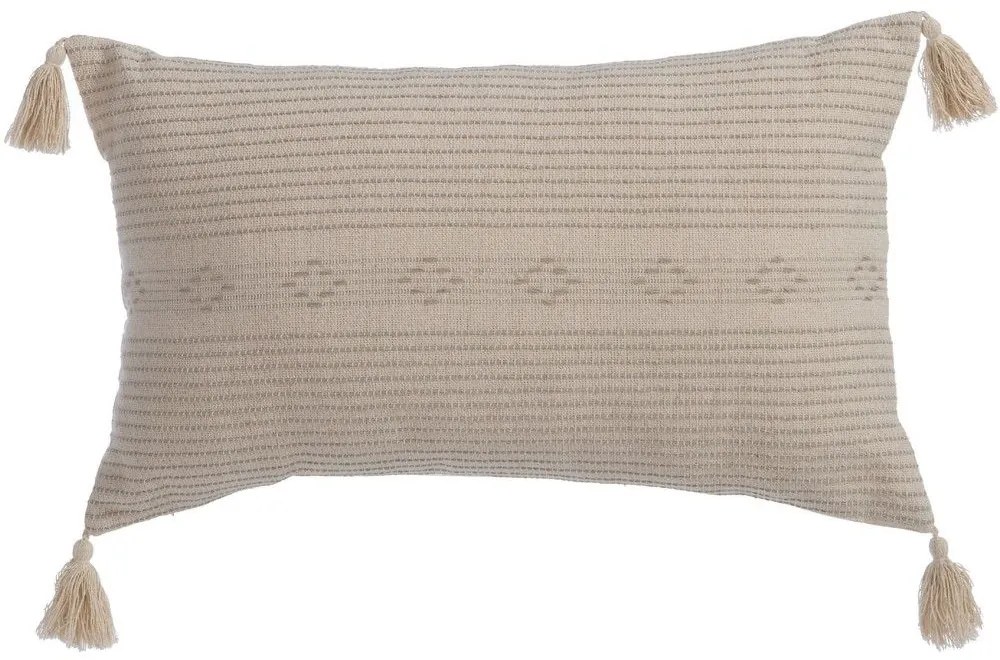 Μαξιλάρι Διακοσμητικό (Με Γέμιση) Resan Beige Nef-Nef Homeware 33X55 100% Cotton