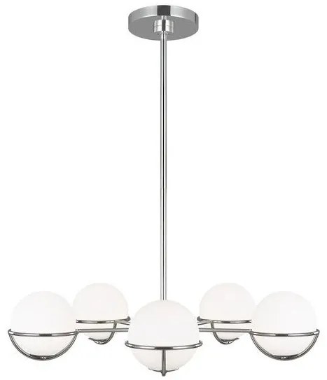 Κρεμαστό Φωτιστικό Οροφής  5xG9 Apollo Elstead Lighting-FE-APOLLO5-PN-Νίκελ Ματ FE-APOLLO5-PN