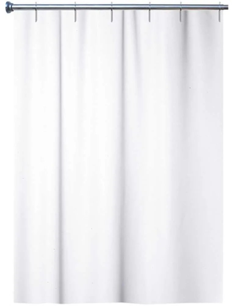 Κουρτίνα Μπάνιου Blanc AX00034701 180x200cm White Arvix 180Πx200Υ Polyethylene