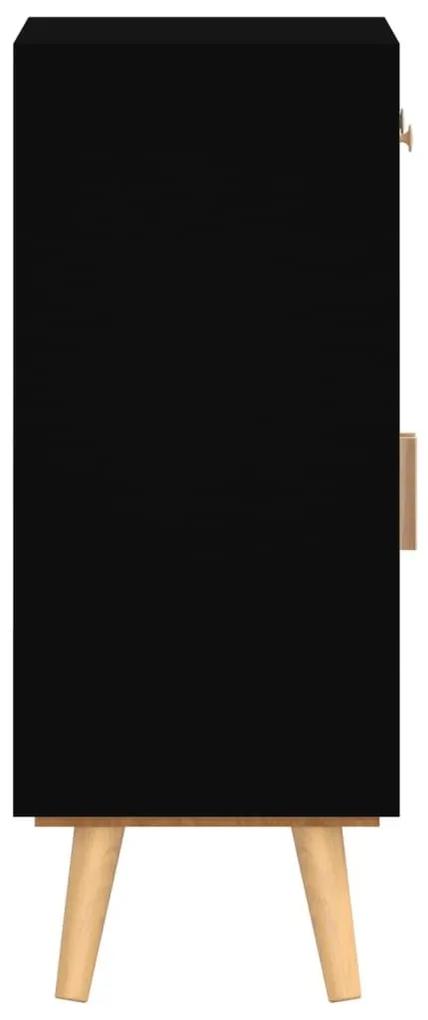 Ντουλάπι με Συρτάρια 60 x 30 x 75,5 εκ. από Επεξεργασμένο Ξύλο - Μαύρο