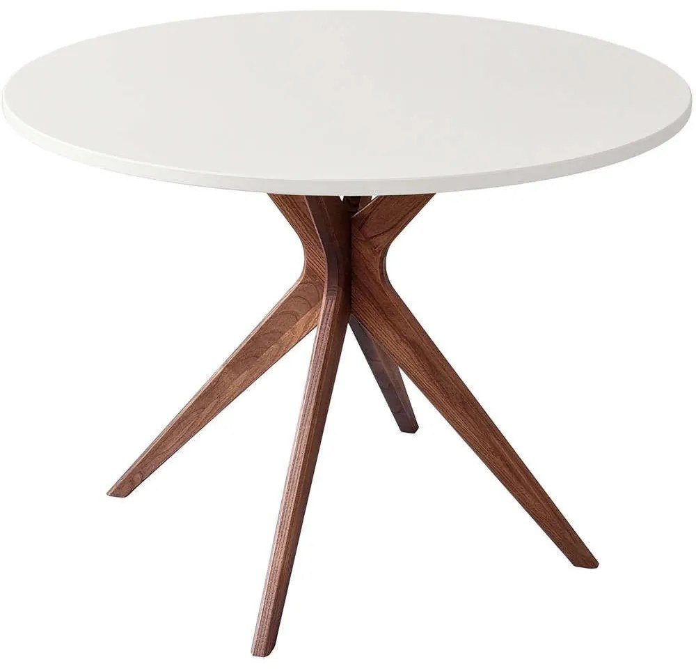 Τραπέζι Jubi Bold JUBIBOLDTROOAK1 100x73cm Oak-White Mdf, Wood