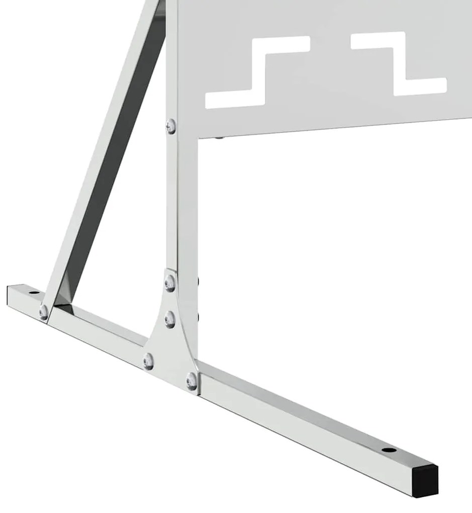 vidaXL Οθόνη Ιδιωτικότητας Γκρι 100 x 50 x 180 εκ. Ατσάλι