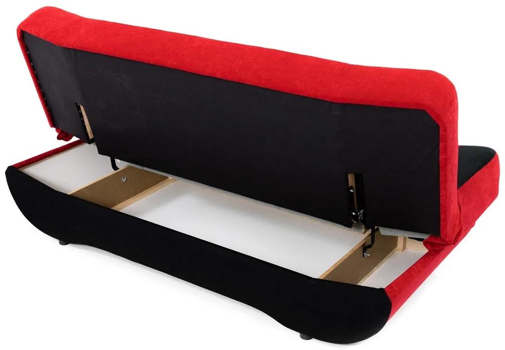 Καναπές κρεβάτι Comfivo 239, Αριθμός θέσεων: 3, Αποθηκευτικός χώρος, 94x190x90cm, 55 kg, Πόδια: Πλαστική ύλη | Epipla1.gr
