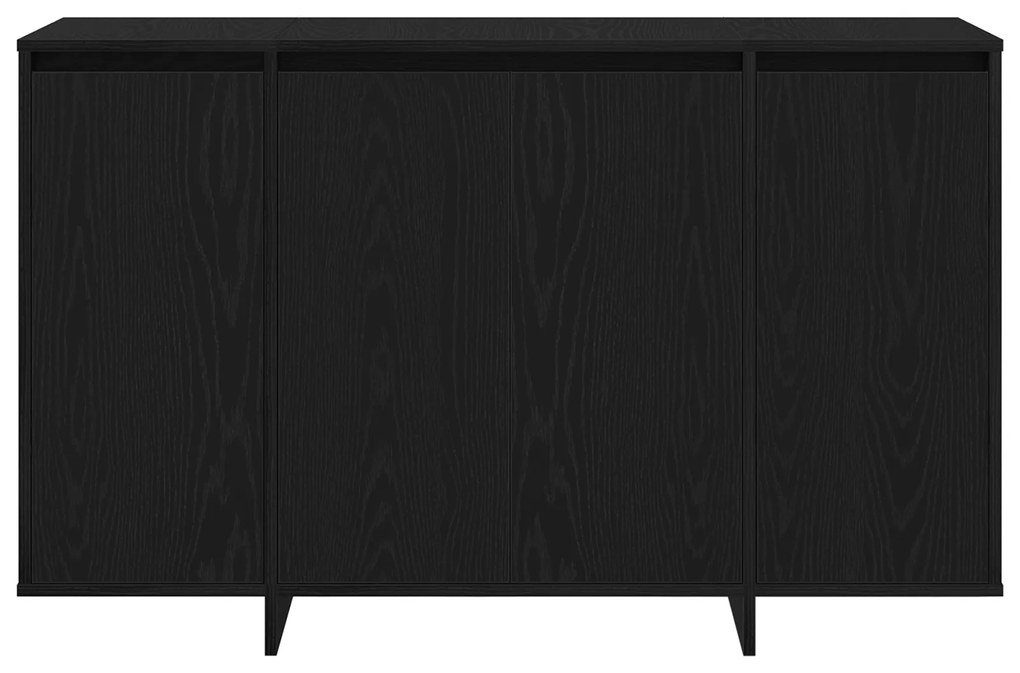 vidaXL Μαύρος Δρυς Μπουφέ Μαύρος δρυς Ξύλο 120 x 41 x 75 εκ. Μοντέρνος