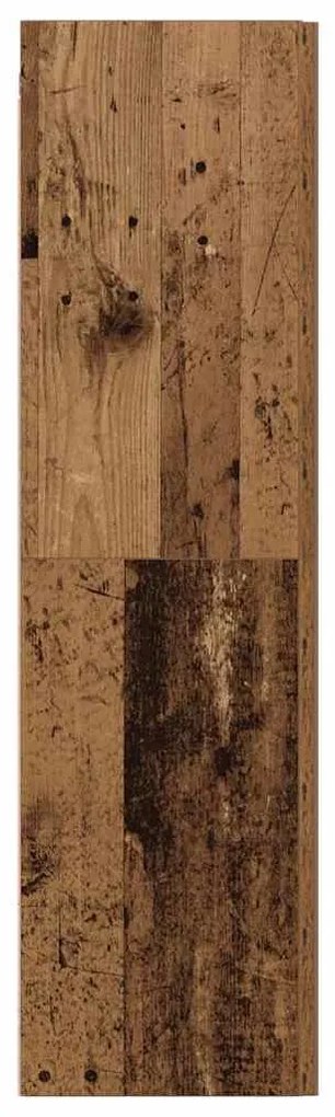 ντουλάπι τηλεόρασης vidaXL Παλιό ξύλο 30,5x30x110 cm Ξύλινη κατασκευή