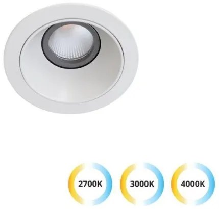 Χωνευτό Σποτ 5W 3000K 38° Alea Viokef-3914-010W-3-S-38-Λευκό 3914-010W-3-S-38