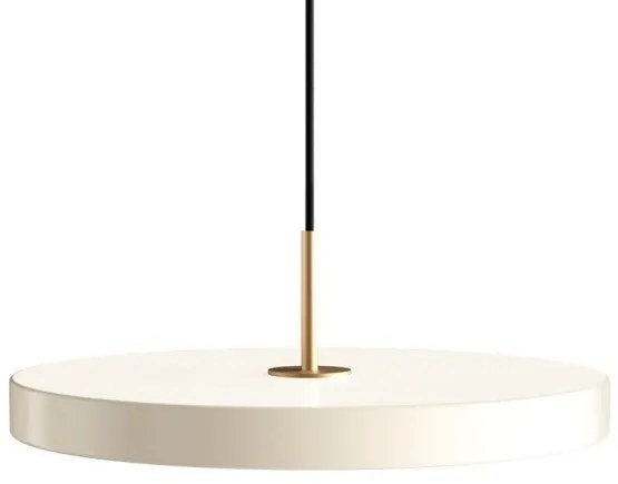 Κρεμαστό Φωτιστικό Ράγας/Οροφής LED 28W 3CCT Φ43cm Ορειχάλκινο Φινίρισμα Asteria Plus Umage-2560-Λευκό 2560