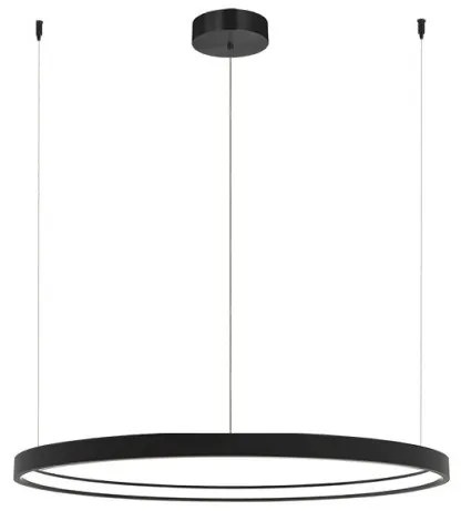 Κρεμαστό Φωτιστικό Οροφής 60cm LED 28W IP20 3000K Zambelis-23033-Μαύρο 23033
