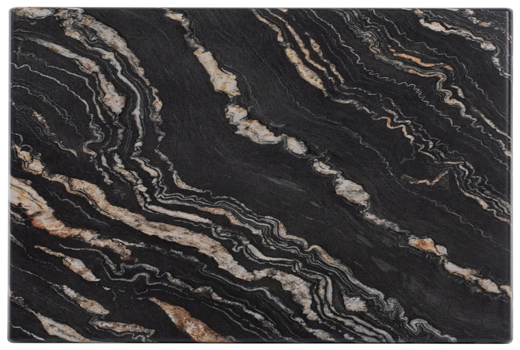 ΕΠΙΦΑΝΕΙΑ ΤΡΑΠΕΖΙΟΥ WERZALIT 120Χ80Χ3.5εκ. BLACK GOLD MARBLE HM5630.15