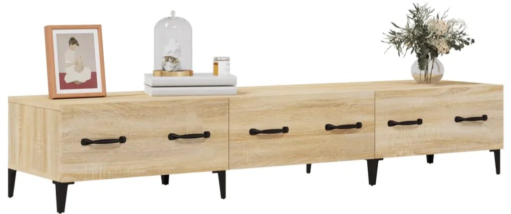 vidaXL Έπιπλο Τηλεόρασης Sonoma Δρυς 150x34,5x30 εκ. από Επεξεργ. Ξύλο