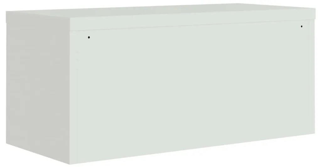 vidaXL Αρχειοθήκη Αν. Γκρι 90 x 40 x 145 εκ. Ατσάλινη