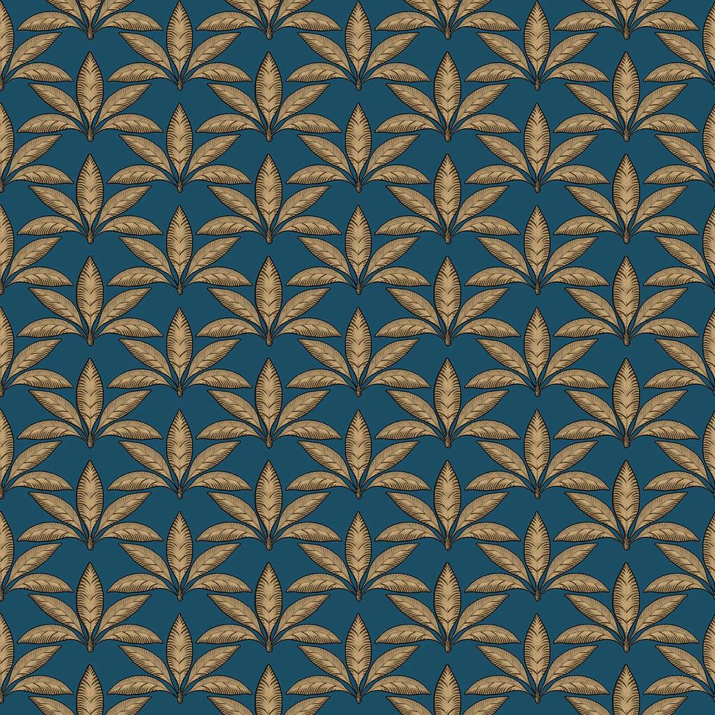 Ταπετσαρία Τοιχου Tropical leaf Μπλε 18513 0.53cm x 10.05m