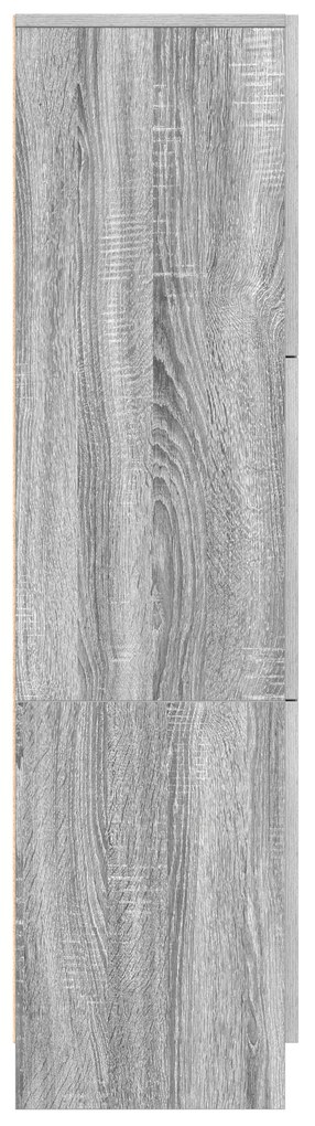 vidaXL Ψηλή Ντουλάπα Γκρι sonoma 31,5 x 32 x 124 εκ Επεξεργασμένο ξύλο