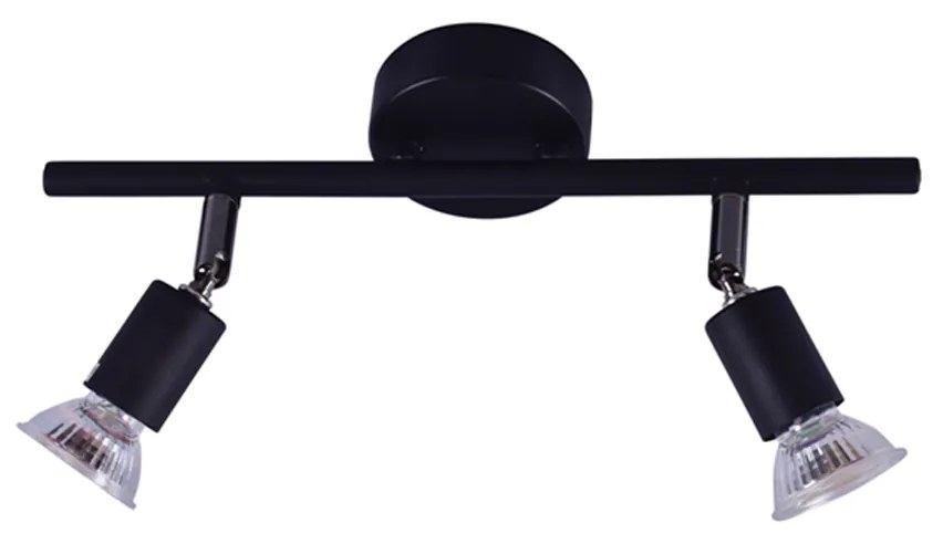 Σποτ Δίφωτο Homelighting Saba 77-3555 Black