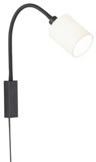 Απλίκα Φωτιστικό Τοίχου Μαύρο-Λευκό Maui 30393 Fischer Honsel-30393-Μαύρο-Λευκό 30393