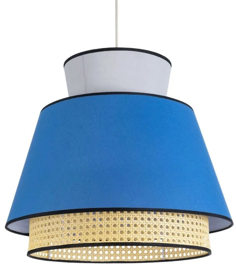 Φωτιστικό Οροφής Saige 01918 Φ50x45cm 1xE27 IP20 Blue-Beige GloboStar