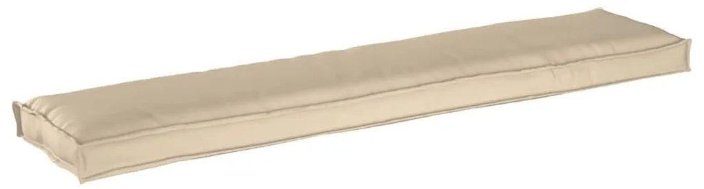 vidaXL Μαξιλάρι παλέτας Μπεζ 180 x 40 x 8 εκ. Ύφασμα Όξφορντ