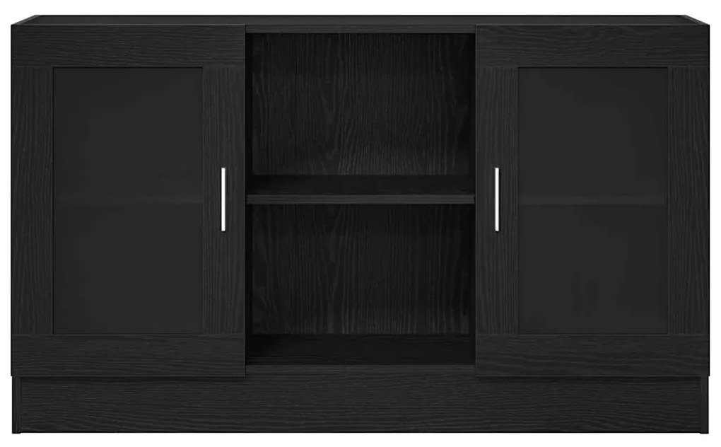 vidaXL Πλαϊνό γραφείο Μαύρο 120 x 30.5 x 70 εκ Επεξεργασμένο ξύλο
