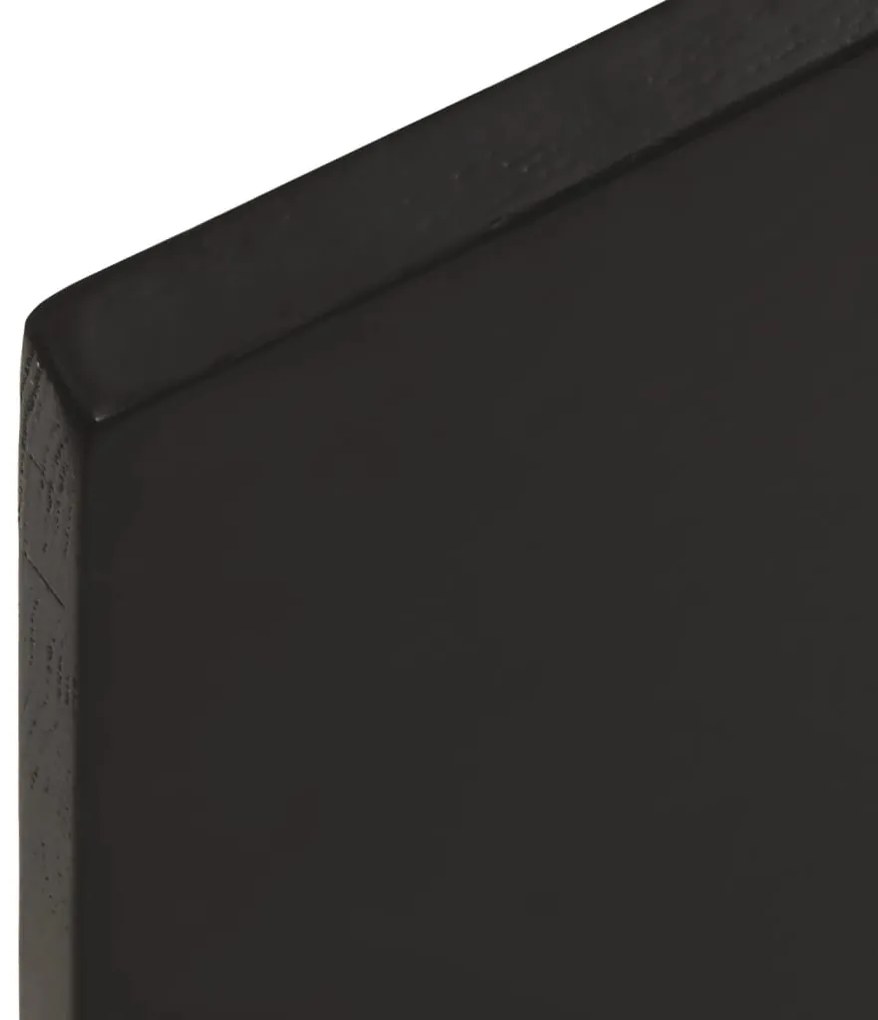 vidaXL Πάγκος Μπάνιου Σκούρο Καφέ 60x50x(2-6) εκ. Επεξ. Μασίφ Ξύλο