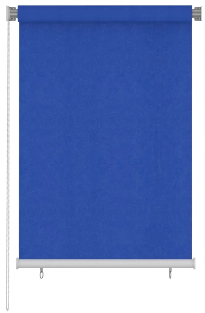 Στόρι Σκίασης Ρόλερ Εξωτερικού Χώρου Μπλε 100 x 140 εκ. HDPE