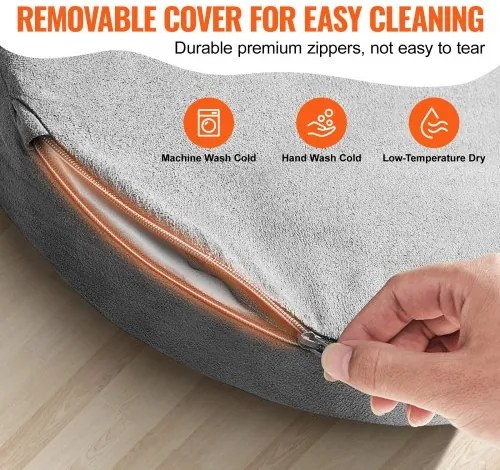 VEVOR Play Couch, 15pcs Modular Kids Nugget Couch, Toddler Foam Sofa Couch with High-density 25D Sponge for Playing, Creativing, Sleeping, Imaginative Kids Furniture for Bedroom and Playroom