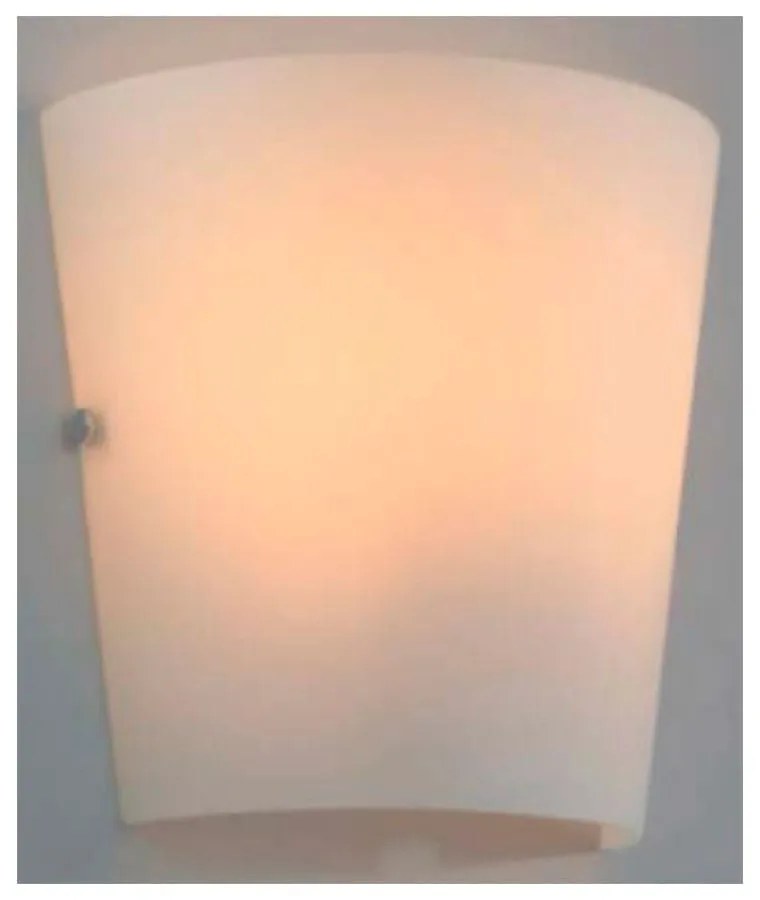 Φωτιστικό Τοίχου-Απλίκα Lenny 4161100 White Viokef Glass